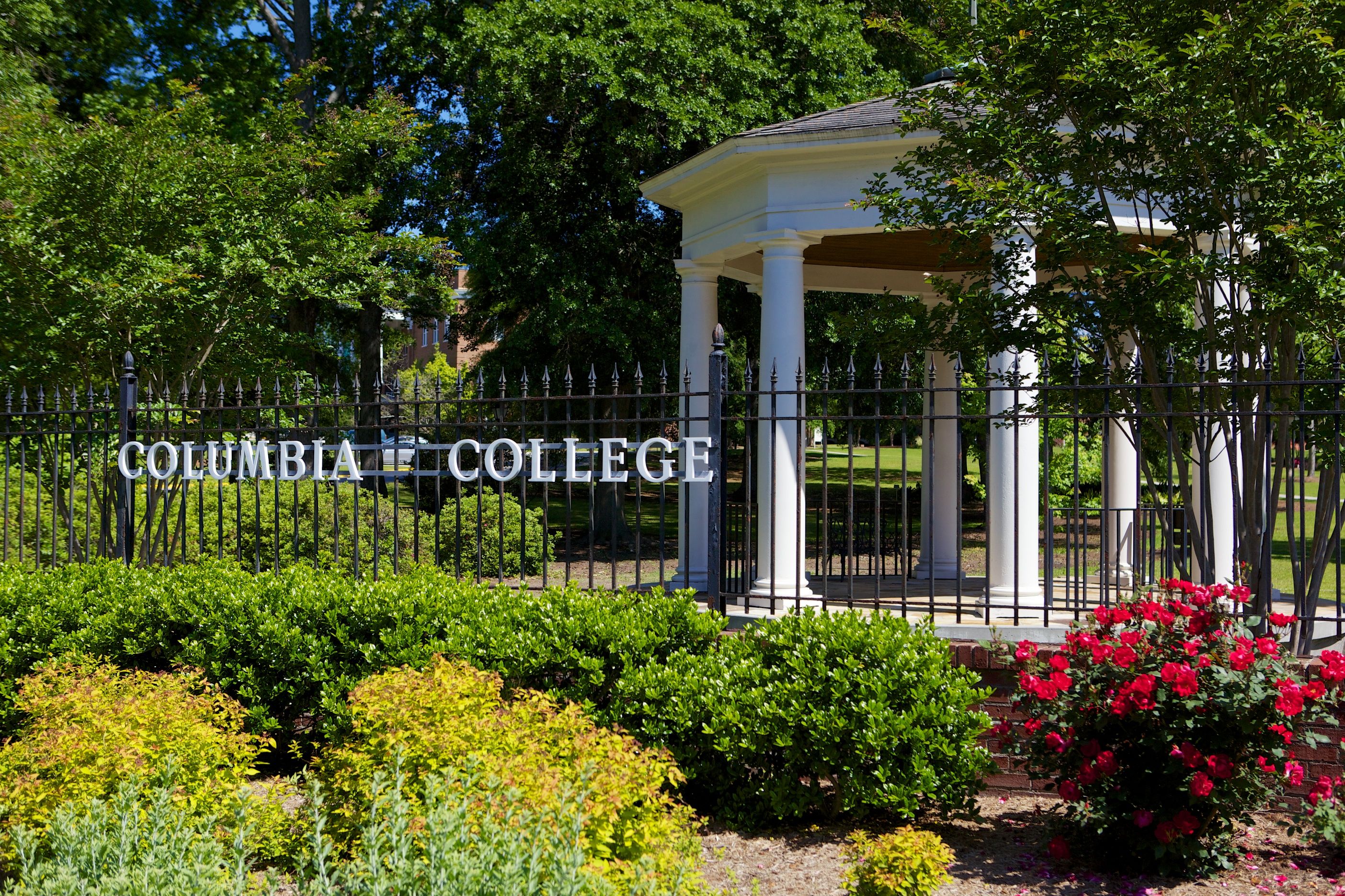 Columbia College Sign from Road