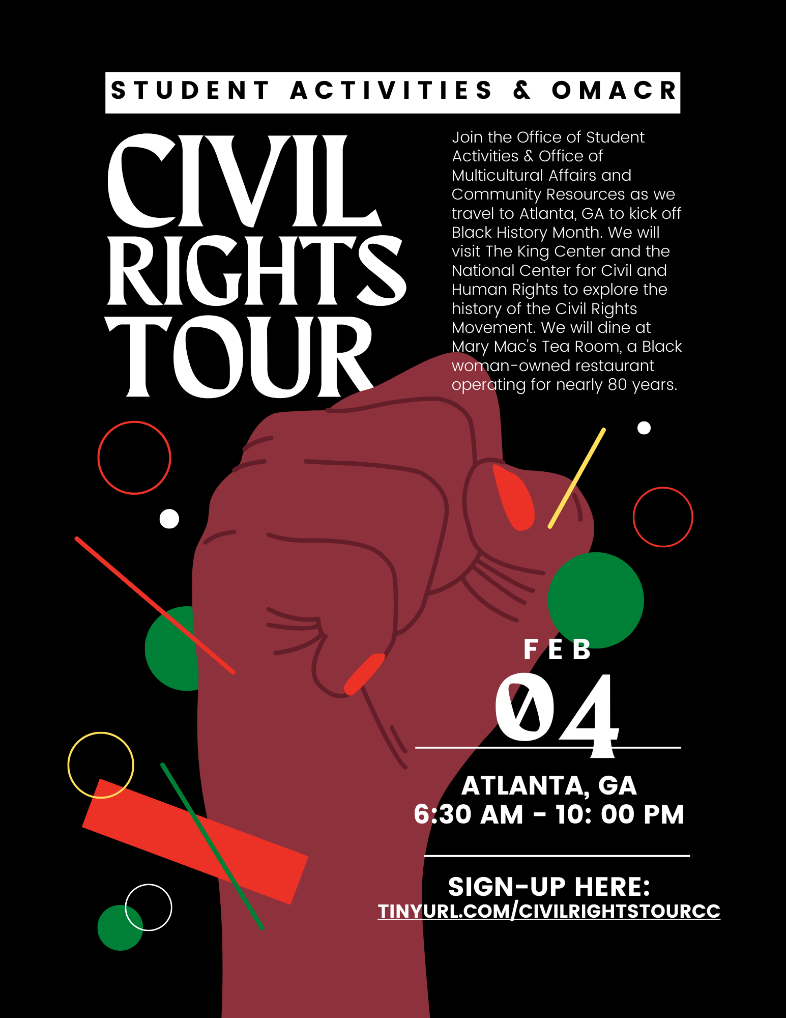 civil rights tour image