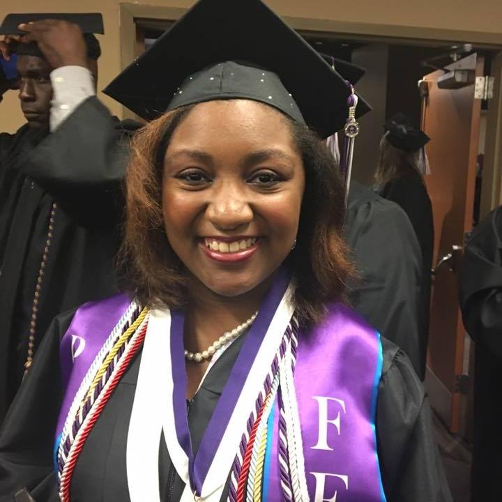 Erica Cooper at Columbia College Graduation