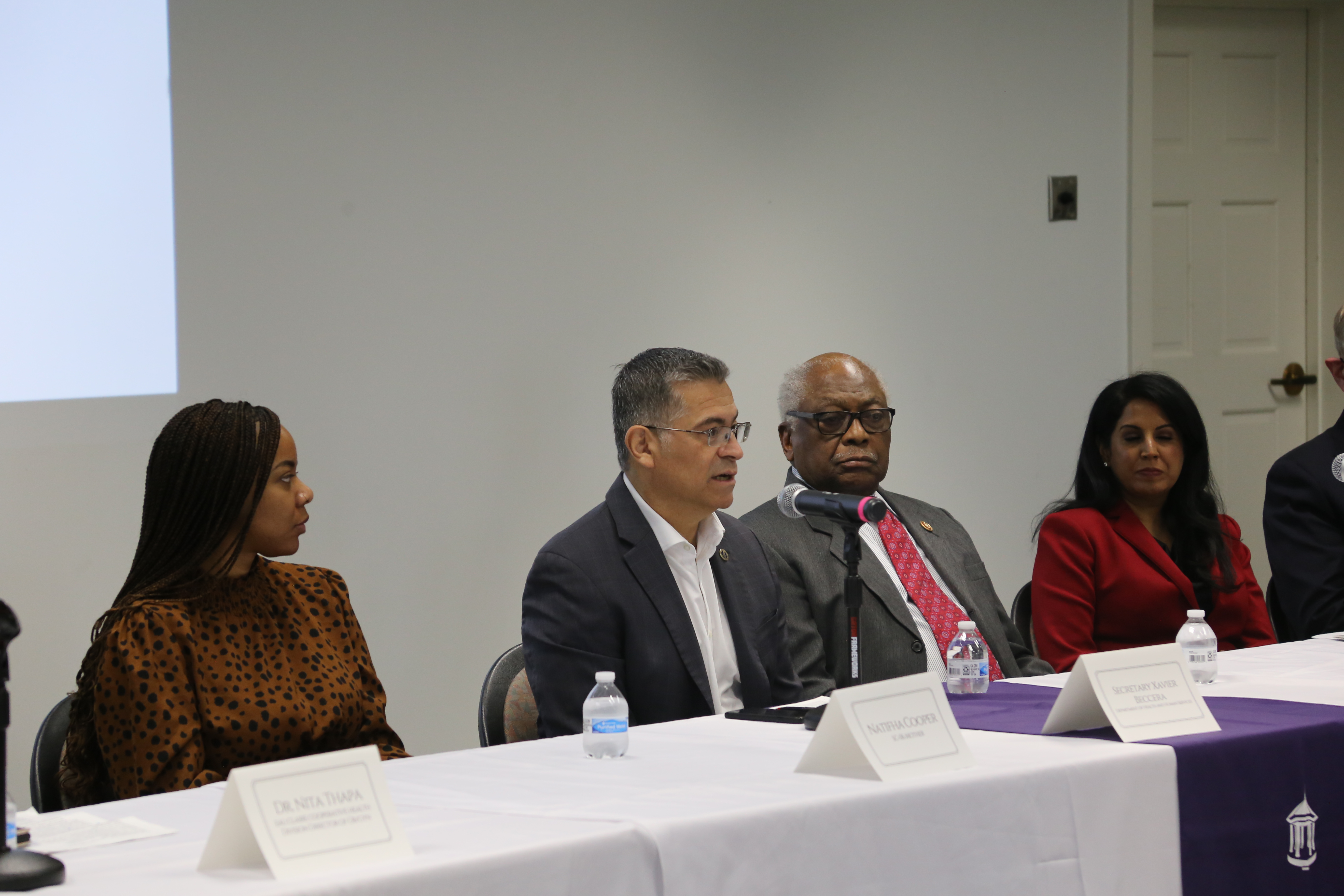 congressman clyburn and secretary becerra