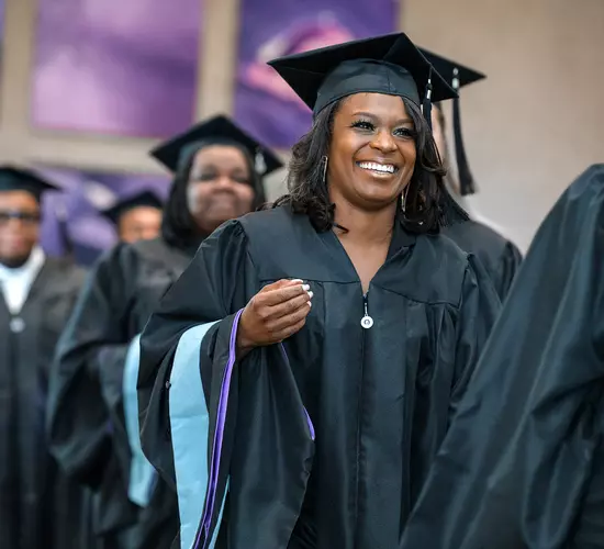 Image of graduates at commencement