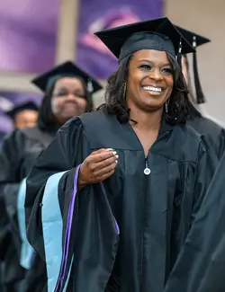 Image of graduates at commencement