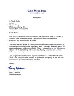 lindsey graham letter