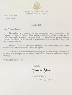 james clyburn letter