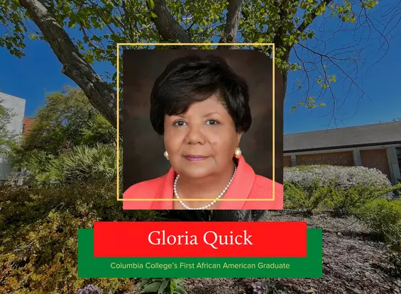 gloria quick - columbia college first african american graduate 