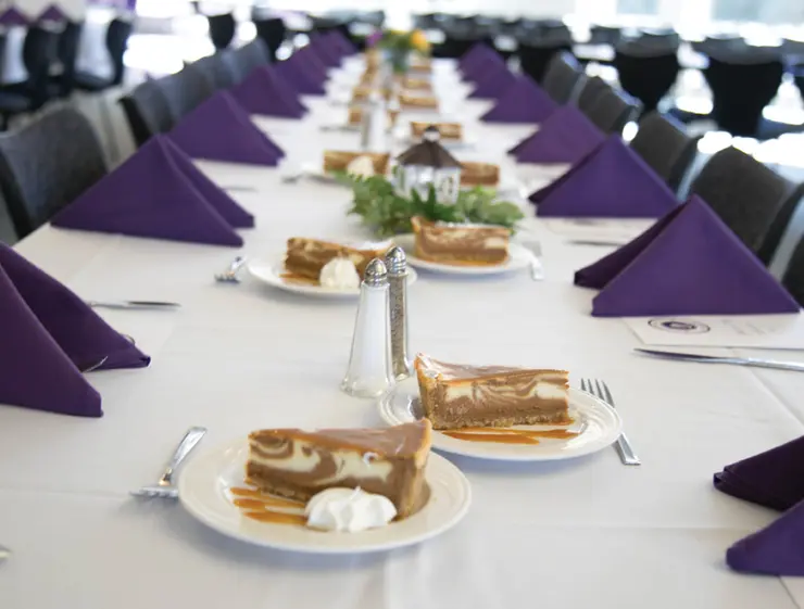 Dining Setup Student Union at Columbia College